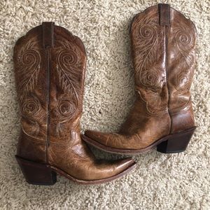 Justin’s Cowgirl / Cowboy boots, brown